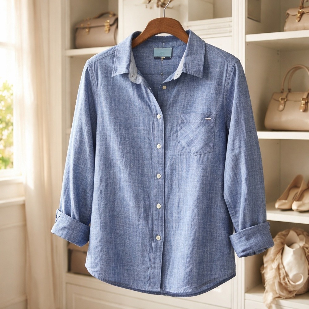 Tommy Hilfiger Light Blue Button-Down Shirt